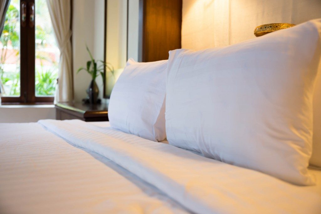 a bed