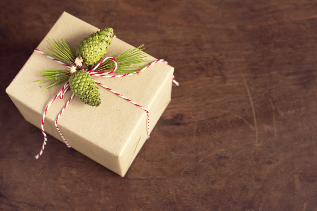 handcraft gift boxes gift box with pinecone and pine branch