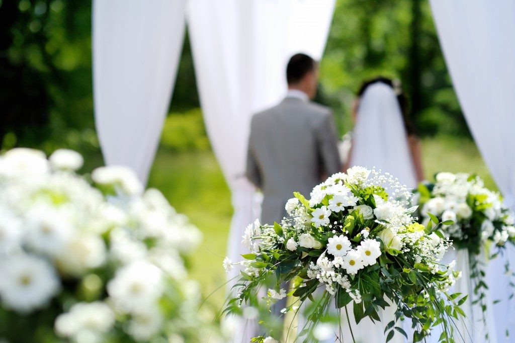 Outdoor wedding